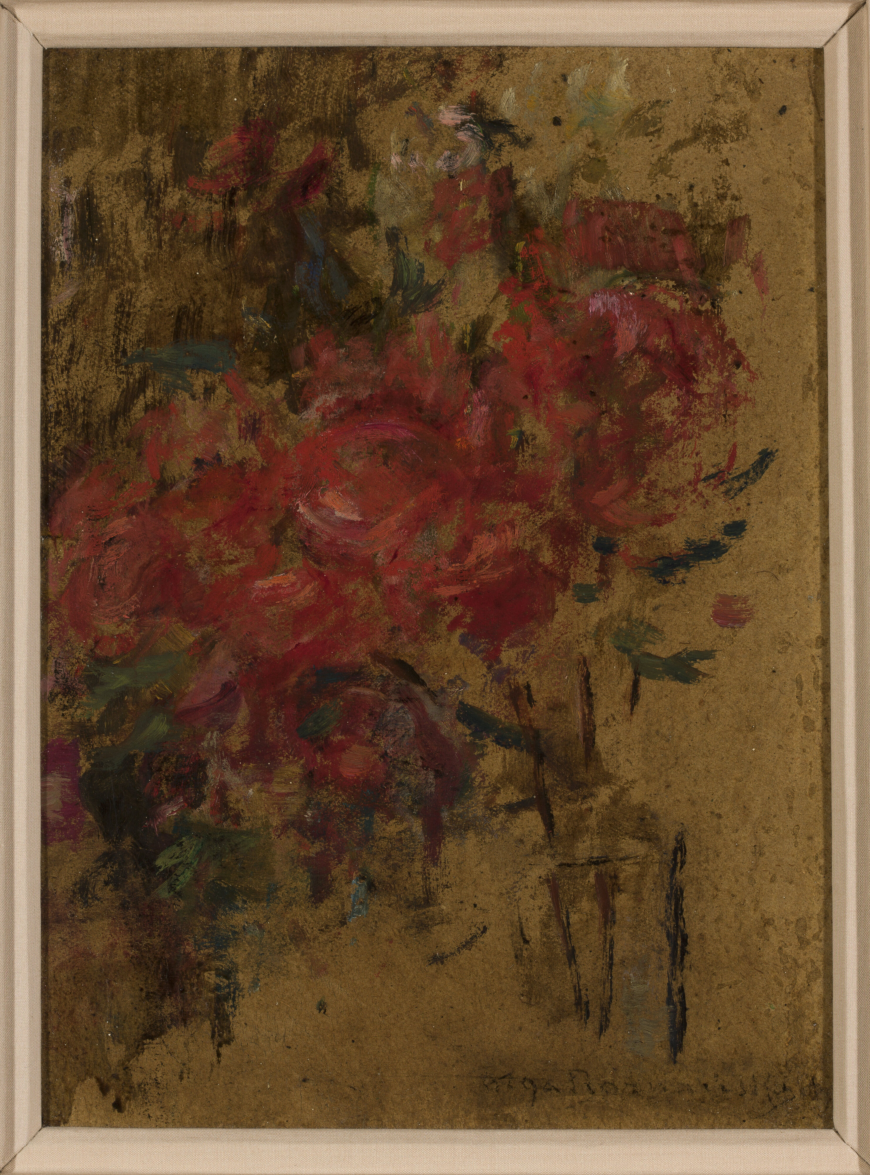 "Czerwone kwiaty"
Olga Boznańska (1865-1940)