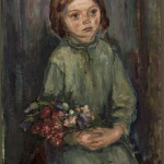 "Portet dziewczynki z kwiatami"
Efraim Seidenbeutel (1903-1945)
