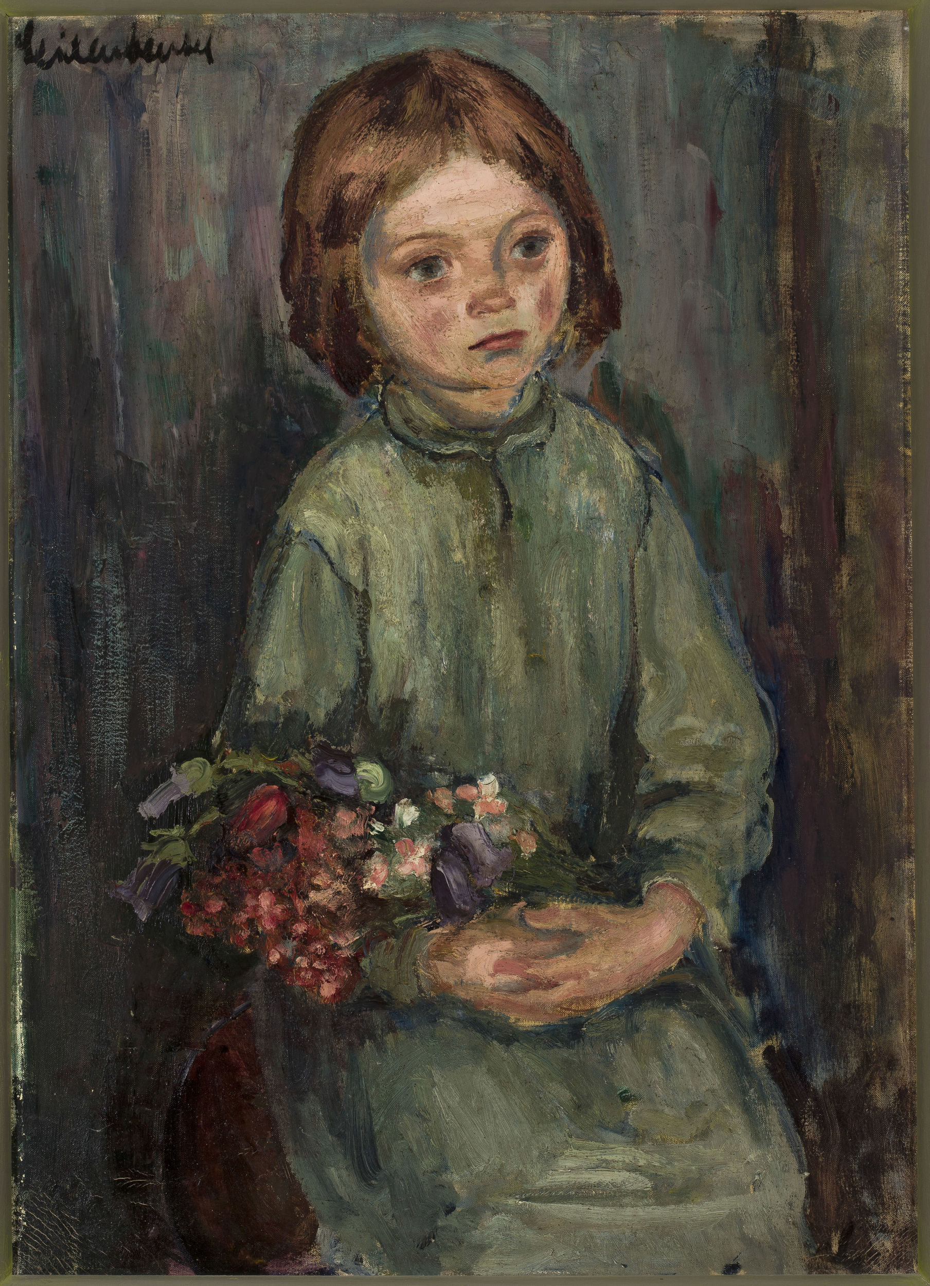 "Portet dziewczynki z kwiatami"
Efraim Seidenbeutel (1903-1945)